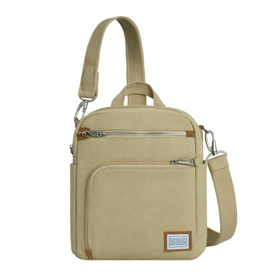 Anti-Theft Heritage Tour Bag Natural