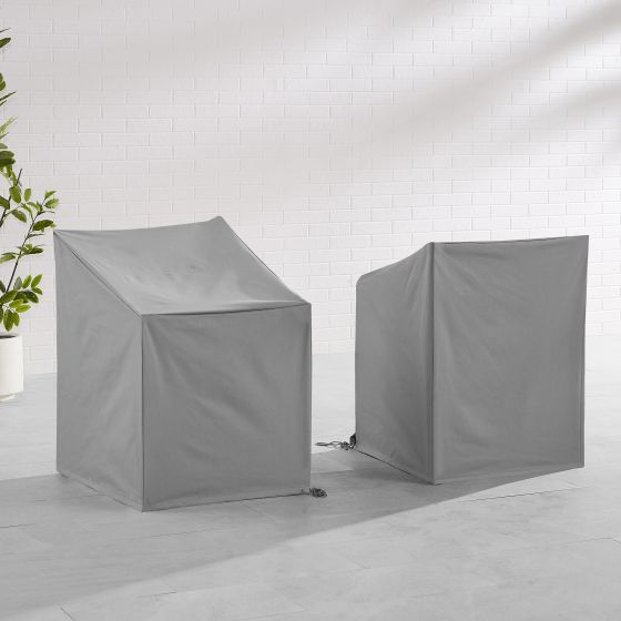 2Pc Outdoor Dining Arm Chair Furniture Cover Set