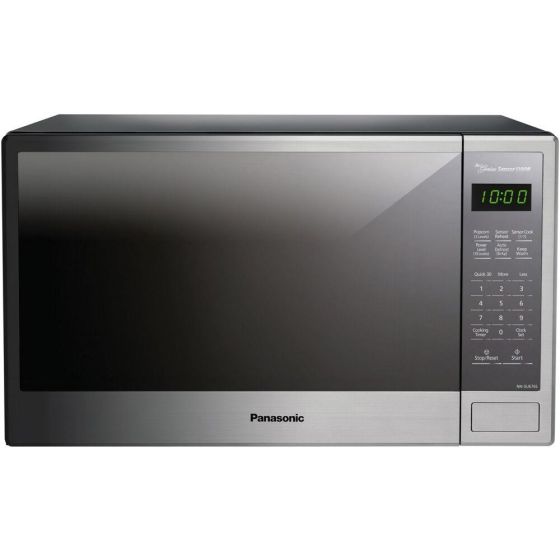 Genius Sensor 1.3-Cu. Ft. 1100W Countertop Microwave Oven in Stainless Steel