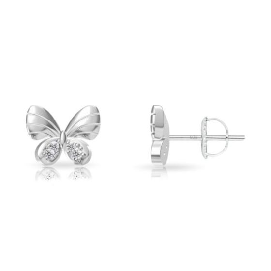 Sterling Silver Butterfly Earrings