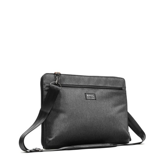 PKG Wellington 10L Messenger Dark Grey Tan