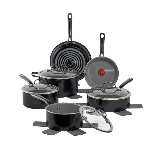 Preserve Ceramic Non-Stick 13-Piece Cookware Set in Gunmetal
