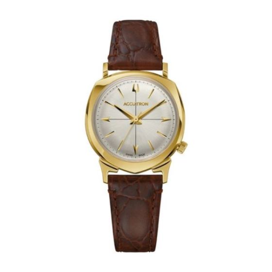 Legacy Automatic Watch Gold Tone SS Case Brown
