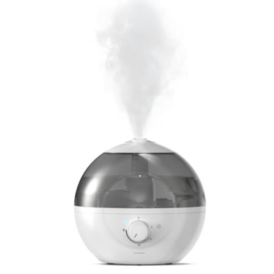 Ultrasonic Cool Mist Humidifier w/ Night Light