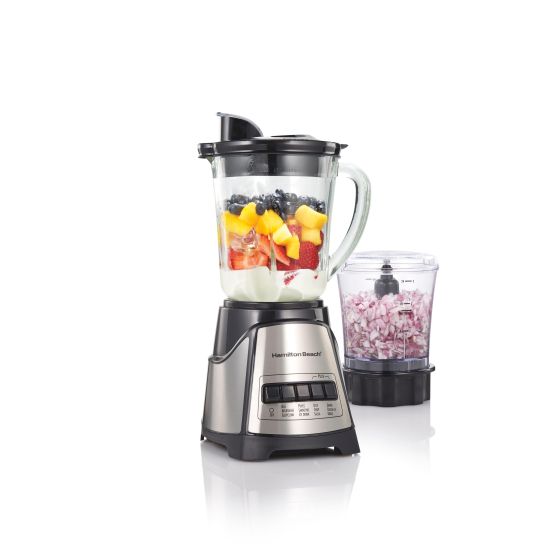 2-in-1 Blender and Chopper Black & SS