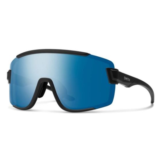 Smith Wildcat Sunglasses - (Frame) Matte Black; (Lens) Blue Mirror