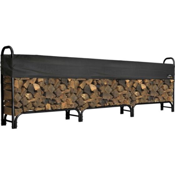 Heavy Duty Firewood Rack w/Cover