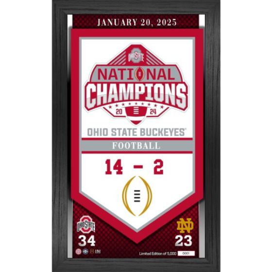 Ohio State 2025 CFP Championship Banner Frame