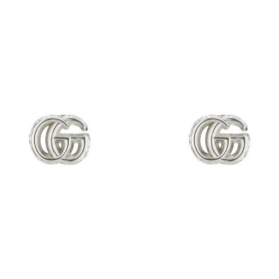 GG Marmont Double G Silver Earrings