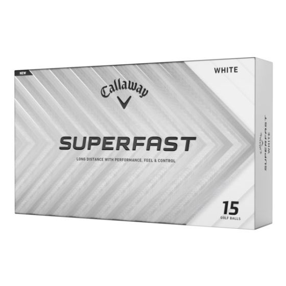 Superfast 15-Pack Golf Balls - White