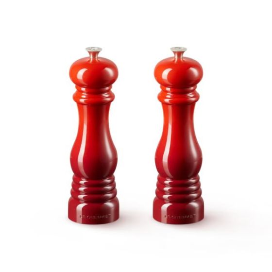 Ceramic Grinder Salt & Pepper Mill Set Cerise
