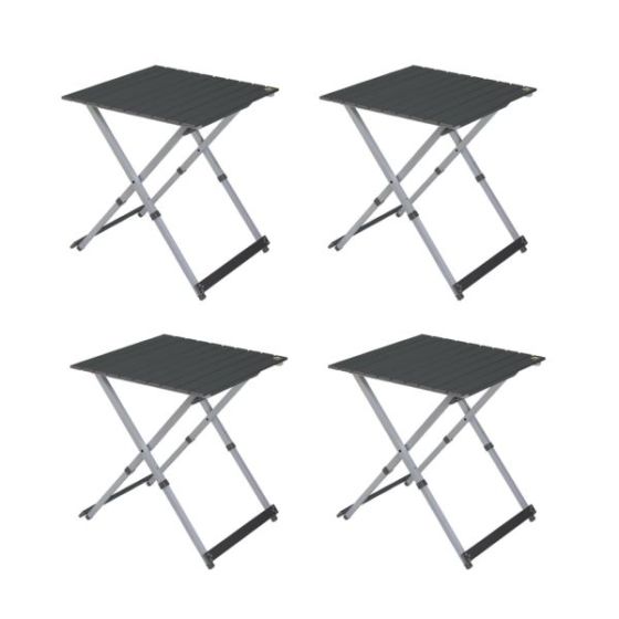 Compact Camp Table 25 - Black Chrome (Set of 4)