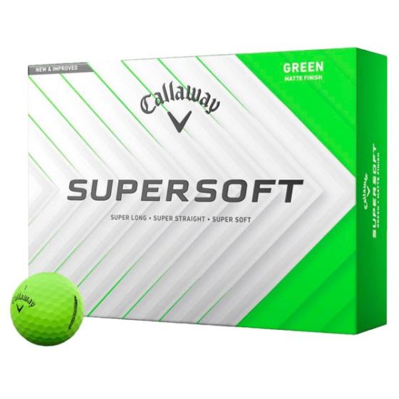 Callaway Supersoft Green 2025 Golf Balls - 1 Dozen