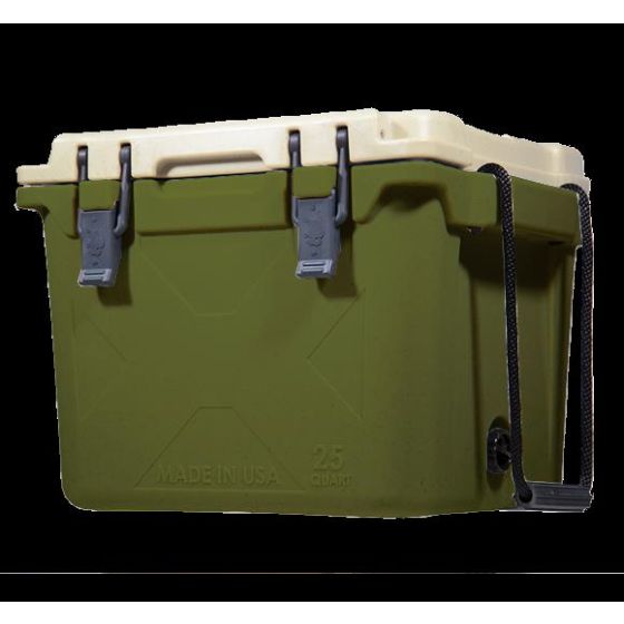 Green/Sand 25 QT Bison Cooler