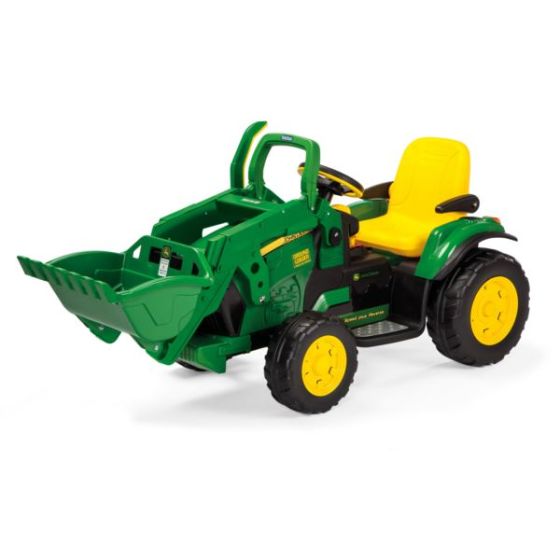 John Deere Ground Loader 12V Ride-On Green