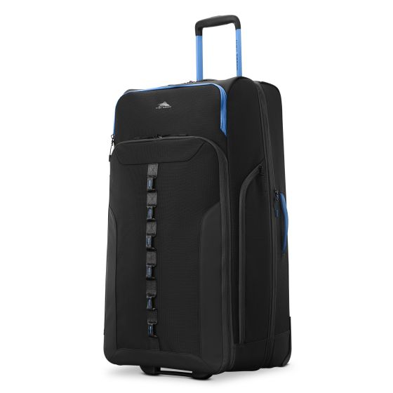 HI-LIFE Large Wheeled Duffel (BLACK/BLUE)