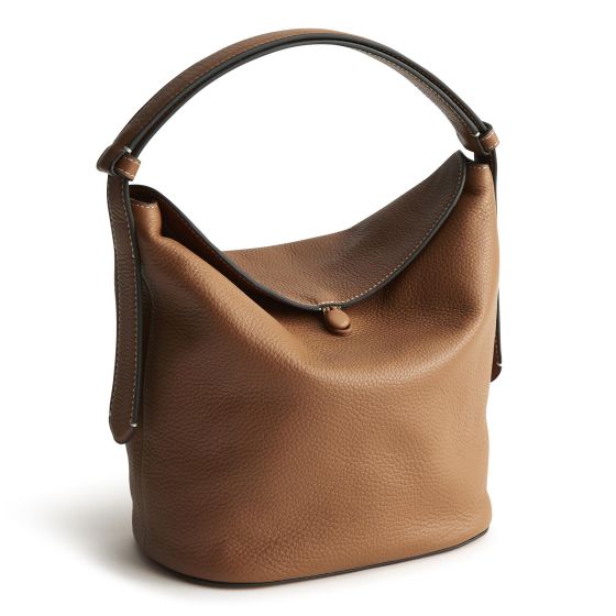 Astoria Shoulder Bag-Roasted Pecan-Leather