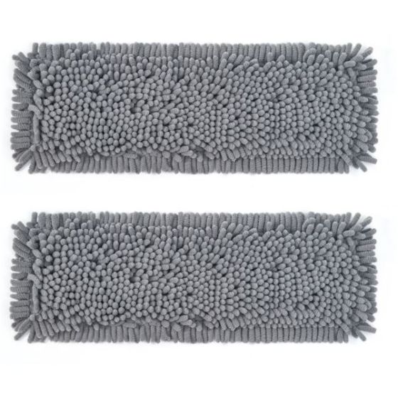 2-Pack Chenille Mop Pad Replacement Set for SWEEP-180 Sweeper Mop