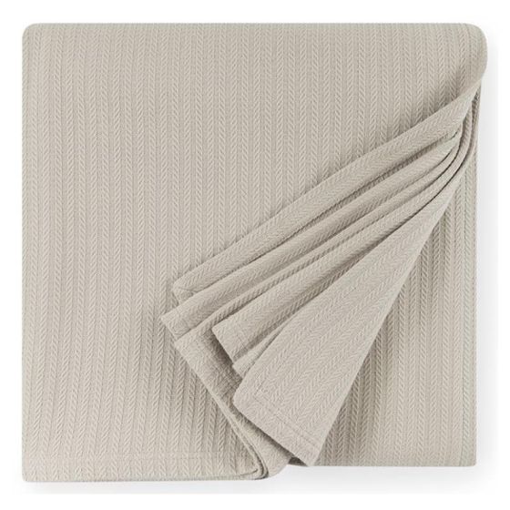 Grant Cotton Blanket - Queen Ivory