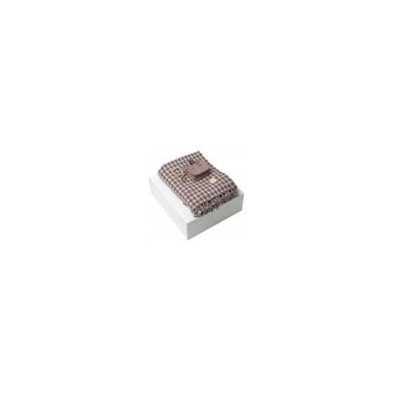 Set Cacharel Taupe (key ring & scarve)