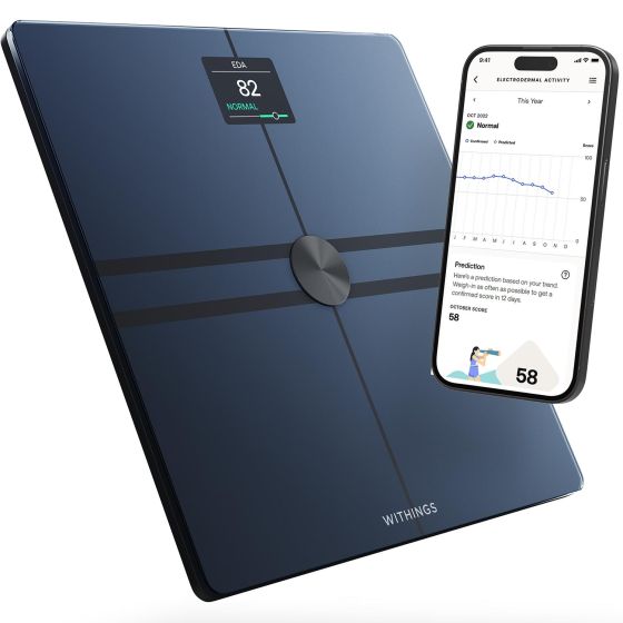 Withings Body Comp Complete Body Analysis Smart Wi-Fi Scale - White