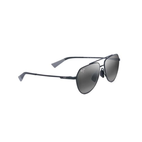 Waiwai Polarized Sunglasses Matte Black Frame Neutral Gray Lens