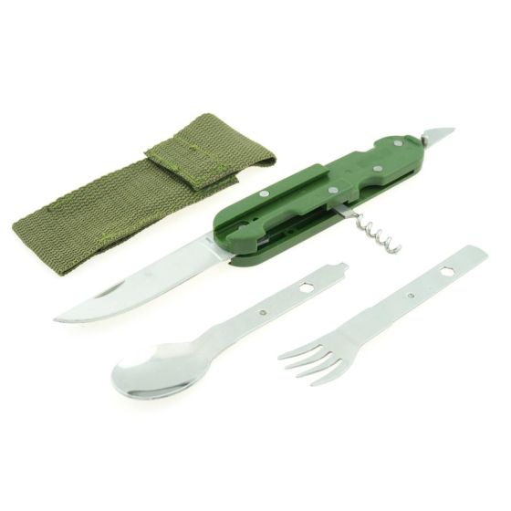6-in-1 Camping Multi-Tool With Carrying Case