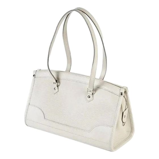 Louis Vuitton Madeleine PM Epi Shoulder Bag White