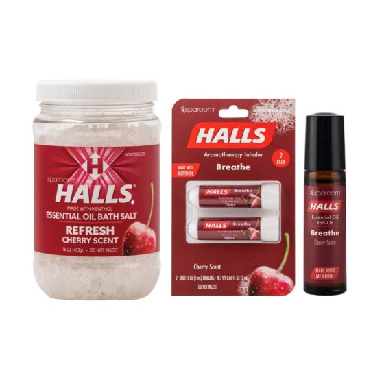 HALLS Cherry Wellness Bundle