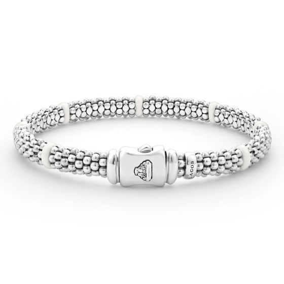 Ceramic Station Caviar Bracelet Size 6.25-6.75