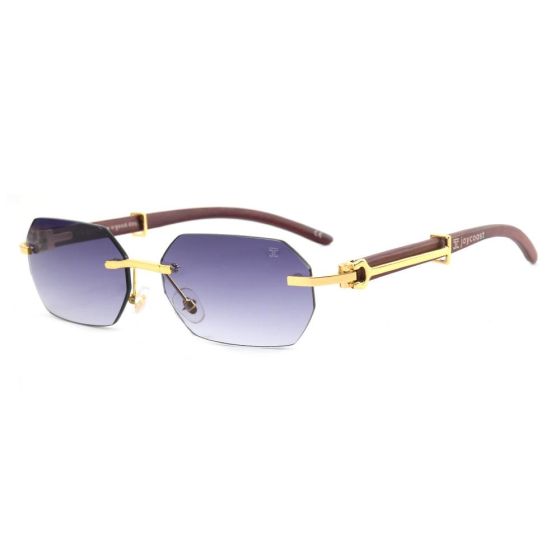 Party - Acetate Wooden Sunglasses Green