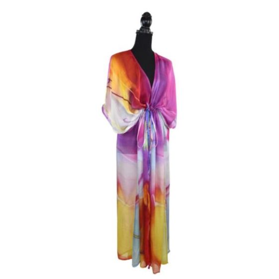 Fizzano Watercolor Long Kimono