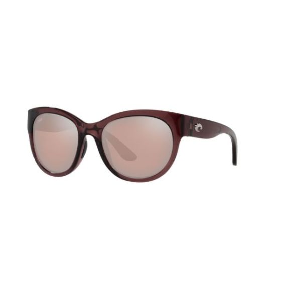 Maya Sunglasses - (Frame) Shiny Urchin Crystal; (Lens) Copper Silver Mirror, 580G