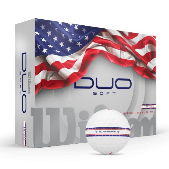 Wilson DUO Soft USA Golf Balls - 1 Dozen