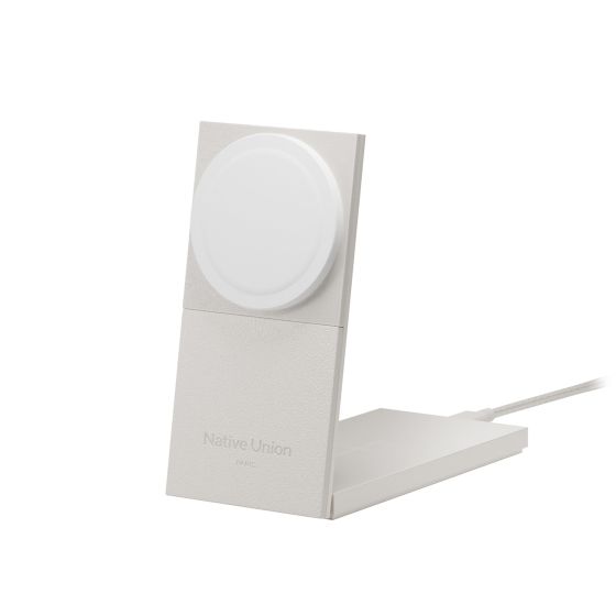 Rise 2-in-1 Qi2 Magnetic Wireless Charger Sandstone