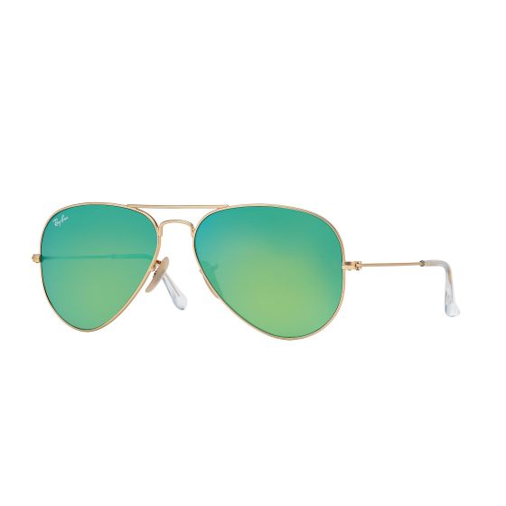 Aviator Flash Lens Sunglasses