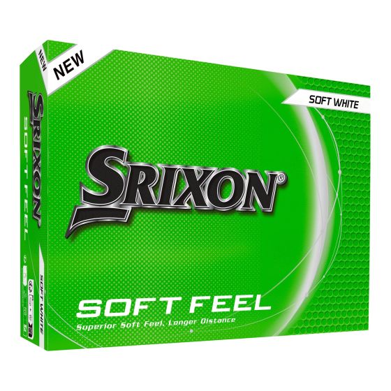 Srixon Soft Feel 14 White Golf Balls - 1 Dozen