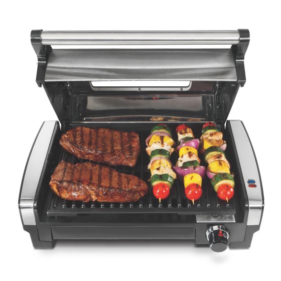 Electric Indoor Searing Grill w/ Glass Viewing WIndow