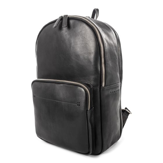 Colombian Leather Backpack-Black