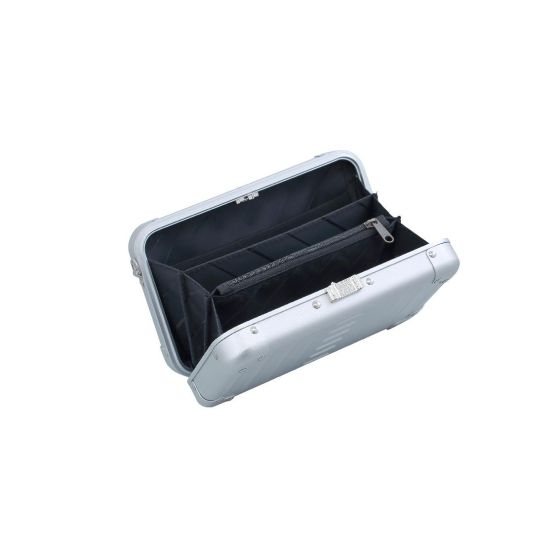 ALEON ALUMINUM SMALL CROSSBODY CASE- PLATINUM