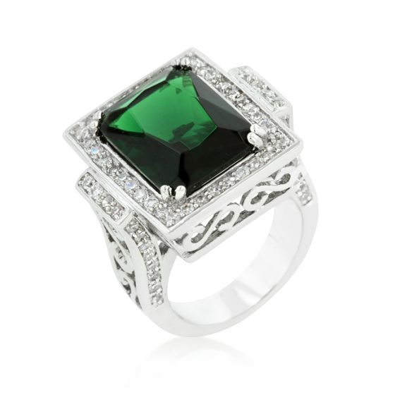 Green with Envy Cocktail Ring