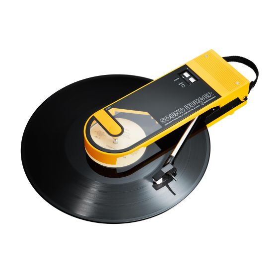 Sound Burger Portable Bluetooth Turntable - Yellow