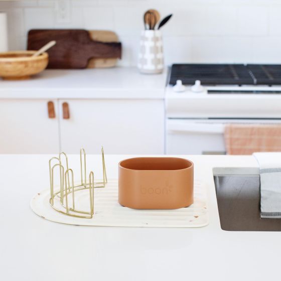 Boon Arc Modular Drying Rack with Silicone Drying Mat