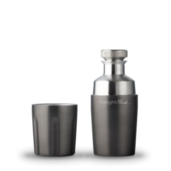 High Camp Firelight Flask 375 in Gunmetal