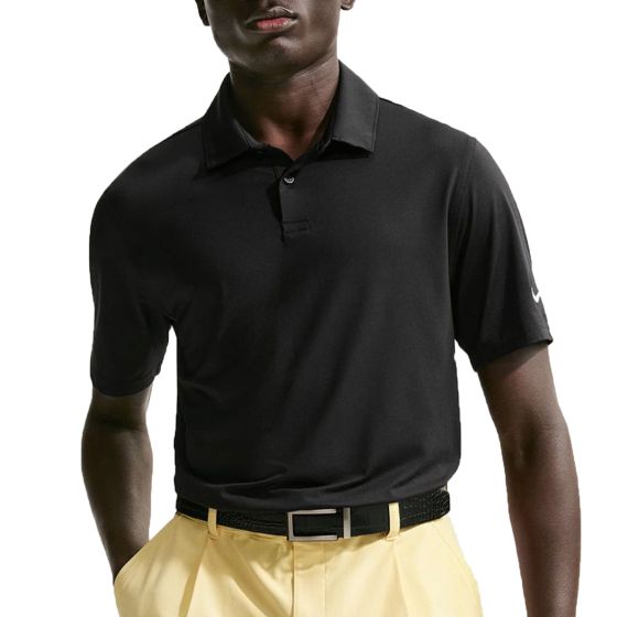 Nike Dri Fit Velocity Olc Men's Golf Polo features lightweight four way stretch fabric that moves freely through the swing. Dri Fit technology wicks sweat away from the skin for faster evaporation to help keep you dry and comfortable. The polyester and sp