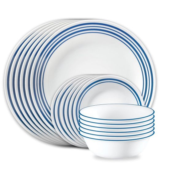 Dinnerware designed for your style perfect for any mood season or occasion. Nothing-else-like-it triple-layer-strong glass plates and bowls-Say Goodbye to Chips & Cracks. Lightweight and easy to handle. Ultra-hygienic non-porous and easy-to-clean glass. P