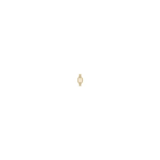 Elevate your elegance with the Coach Cass, a women's watch featuring a distinctive square-shaped dial and reliable quartz movement. Champagne Dial with Crystals, Gold Plated Bracelet Strap, 28mm case