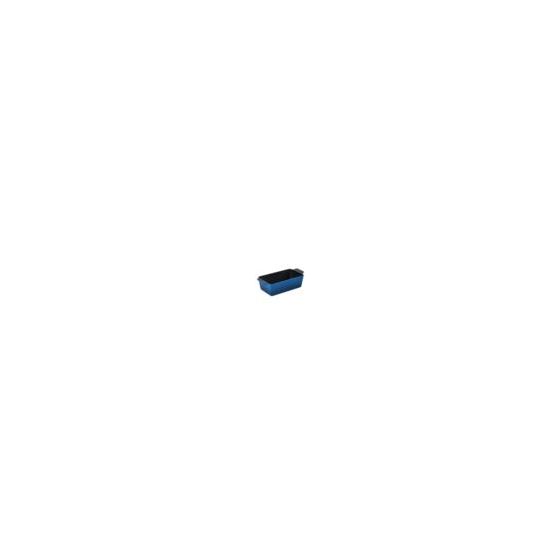 This cast iron loaf pan offers kitchen versatility. Generous depth and capacity. Cast iron delivers superior heat distribution and retention. Durable enamel resists dulling staining chipping and cracking. Black satin interior enamel enhances cooking perfo