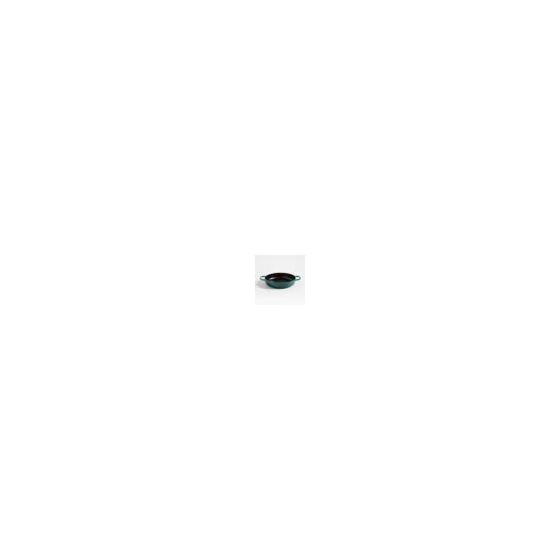 Enameled cast iron delivers superior heat distribution and retention. Ready to use requires no seasoning. Easy-to-clean and durable enamel resists dulling staining chipping and cracking. Black satin interior enamel develops a patina over time to enhance c