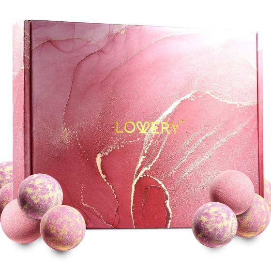 The LOVERY Marble Bath Bomb Set transforms your bath time into a luxurious and relaxing ritual, perfect for unwinding after a long day or preparing for a busy week ahead. Unlike ordinary bath bombs, LOVERY's set is designed to provide a decadent experienc